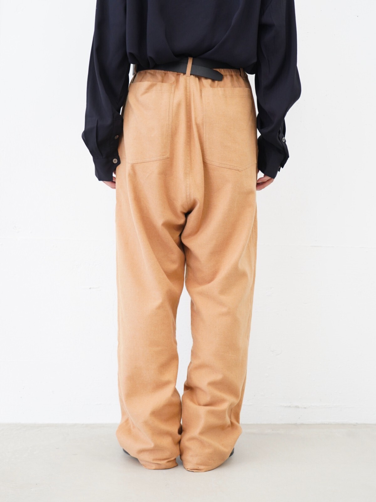 SEVEN BY SEVEN MENS EASY TROUSERS - Unstained organic cotton - IMAGE3