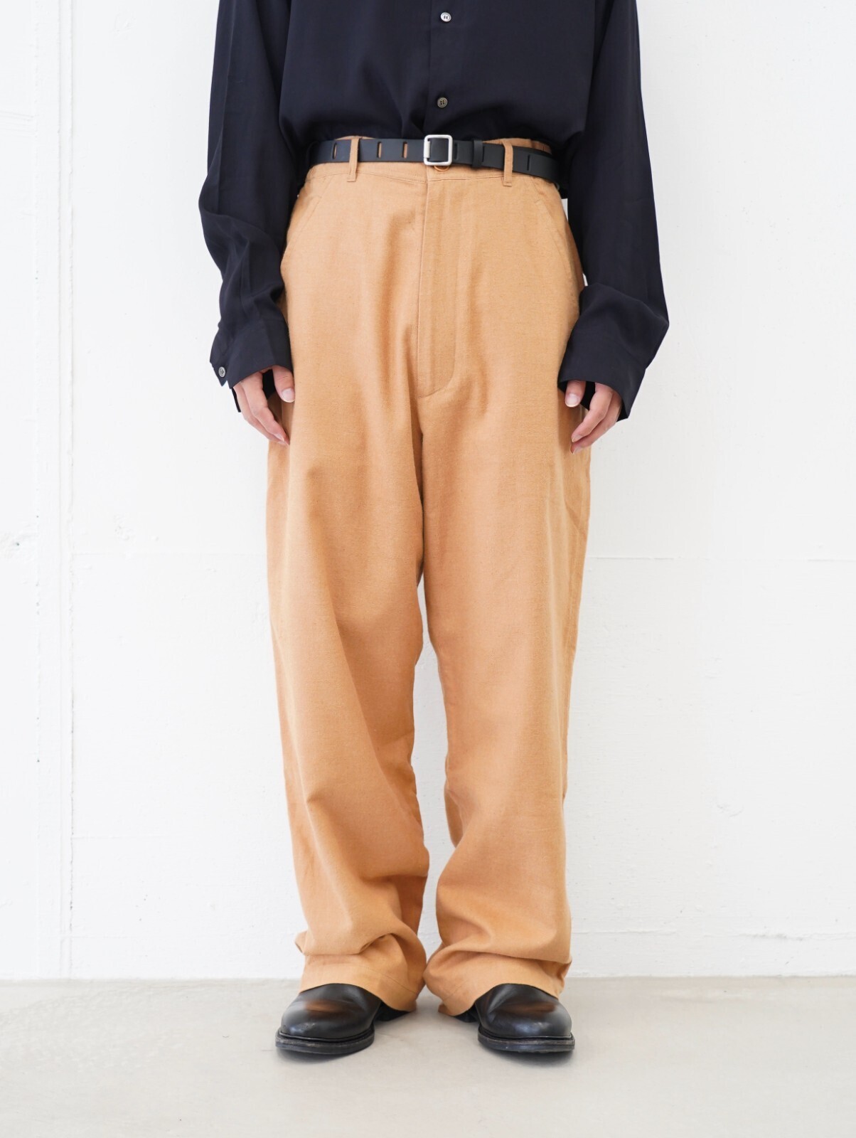 SEVEN BY SEVEN MENS EASY TROUSERS - Unstained organic cotton - IMAGE1