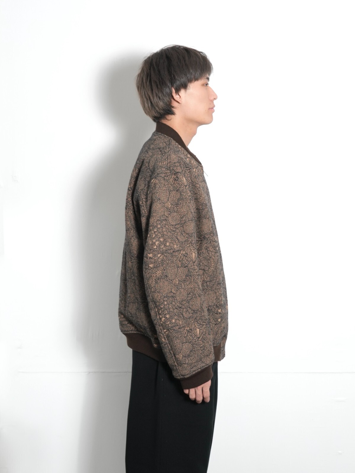 SEVEN BY SEVEN MENS SASHIKO JQ INSULATION BLOUSON - Fruits pattern - IMAGE11