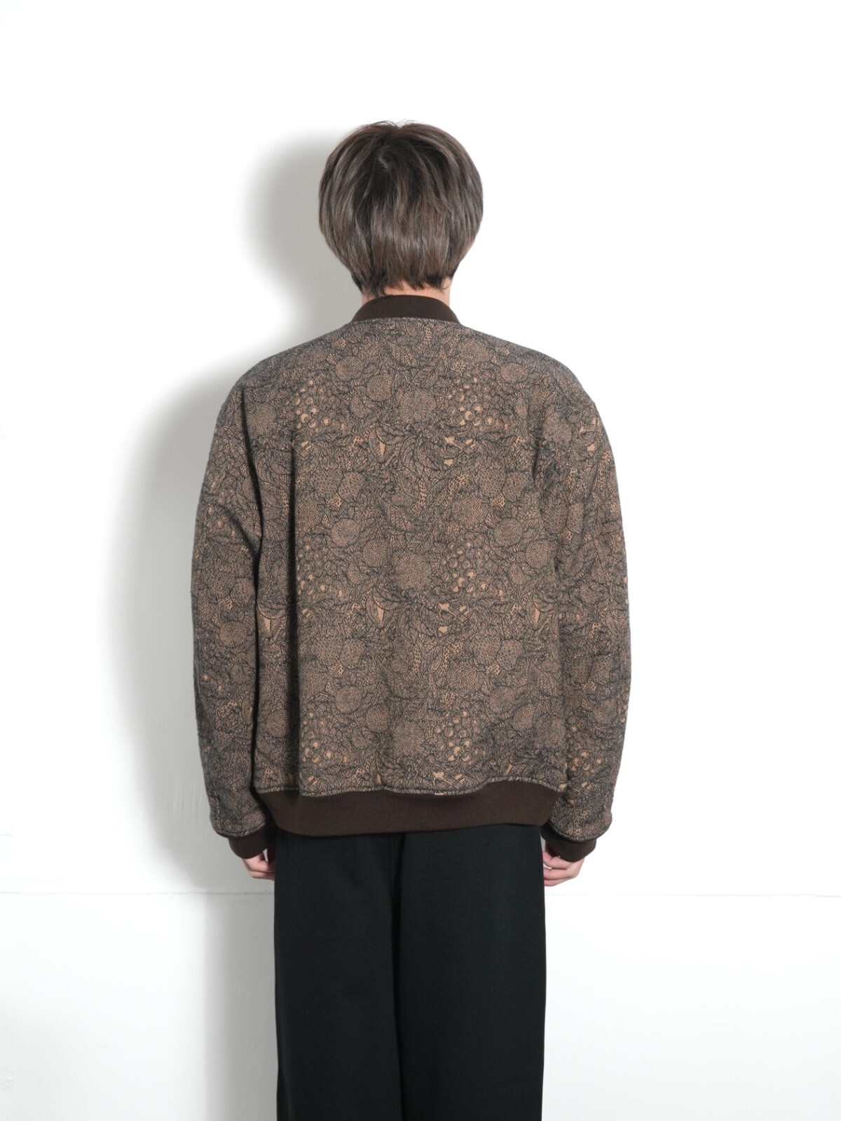 SEVEN BY SEVEN MENS SASHIKO JQ INSULATION BLOUSON - Fruits pattern - IMAGE12