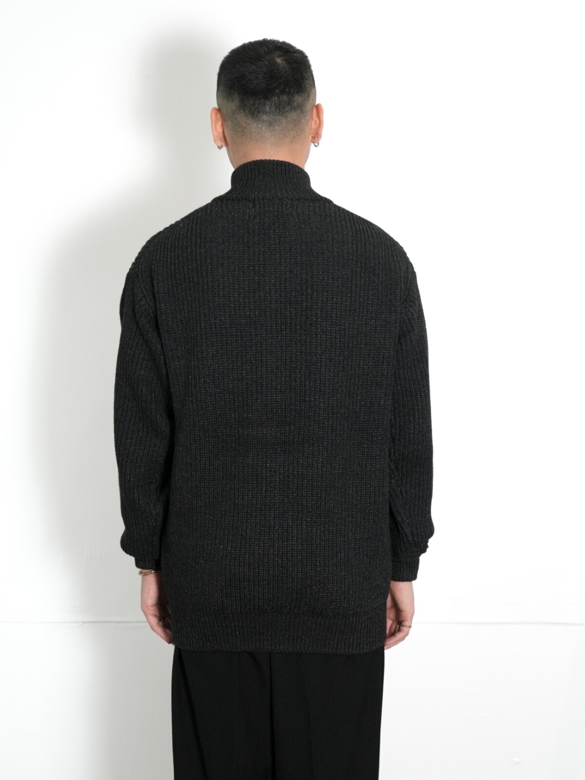 SEVEN BY SEVEN 男士 INDIGO YARN DRIVERS KNIT - One wash - 图片20
