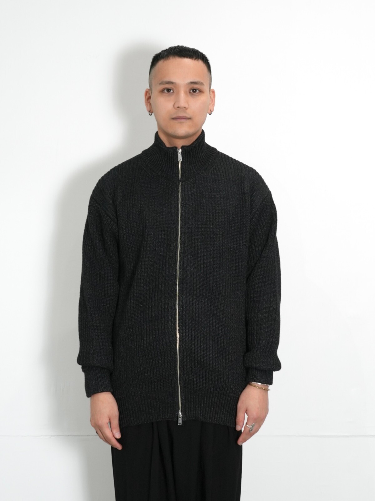 SEVEN BY SEVEN 男士 INDIGO YARN DRIVERS KNIT - One wash - 图片18