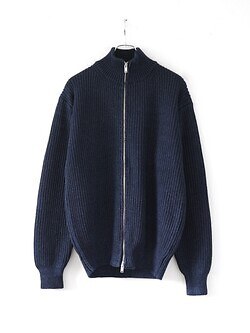 セブン バイ セブン(SEVEN BY SEVEN) メンズ インディゴヤーンドライバーズニット -ワンウォッシュ- indigo M