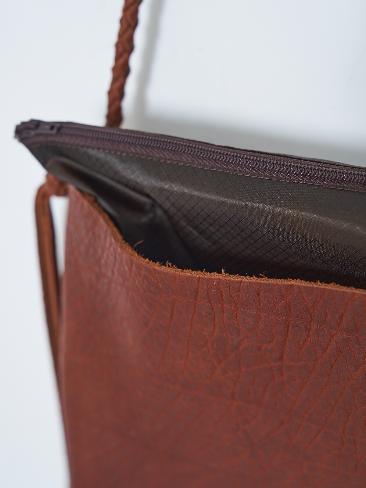 SEVEN BY SEVEN 女士 & 男士 【SBS*Rooster King & Co.,】 HANDMADE LEATHER SHOULDER BAG S - Cordura Nylon - 图片8