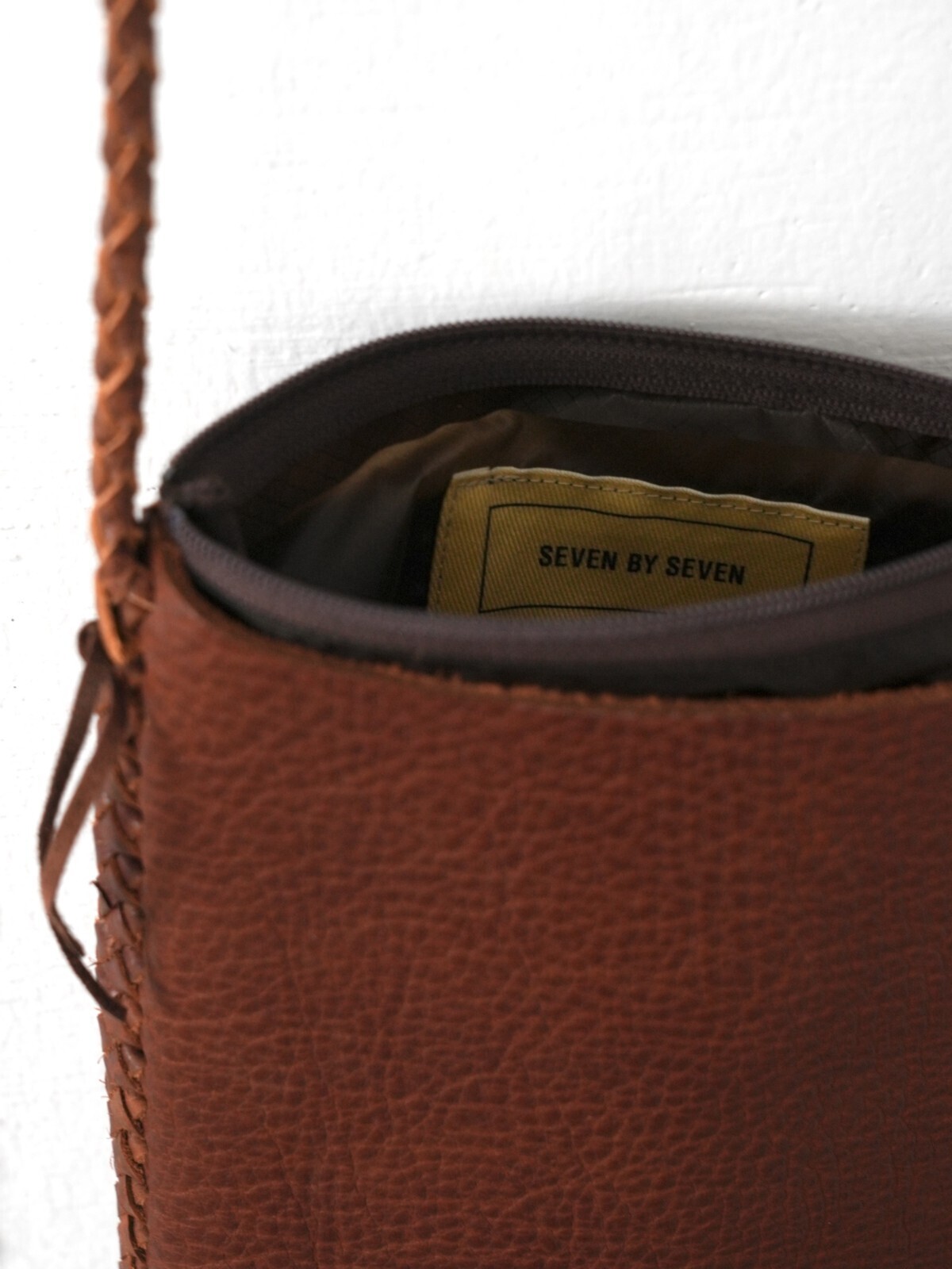 SEVEN BY SEVEN 女士 & 男士 【SBS*Rooster King & Co.,】 HANDMADE LEATHER SHOULDER BAG S - Cordura Nylon - 图片7