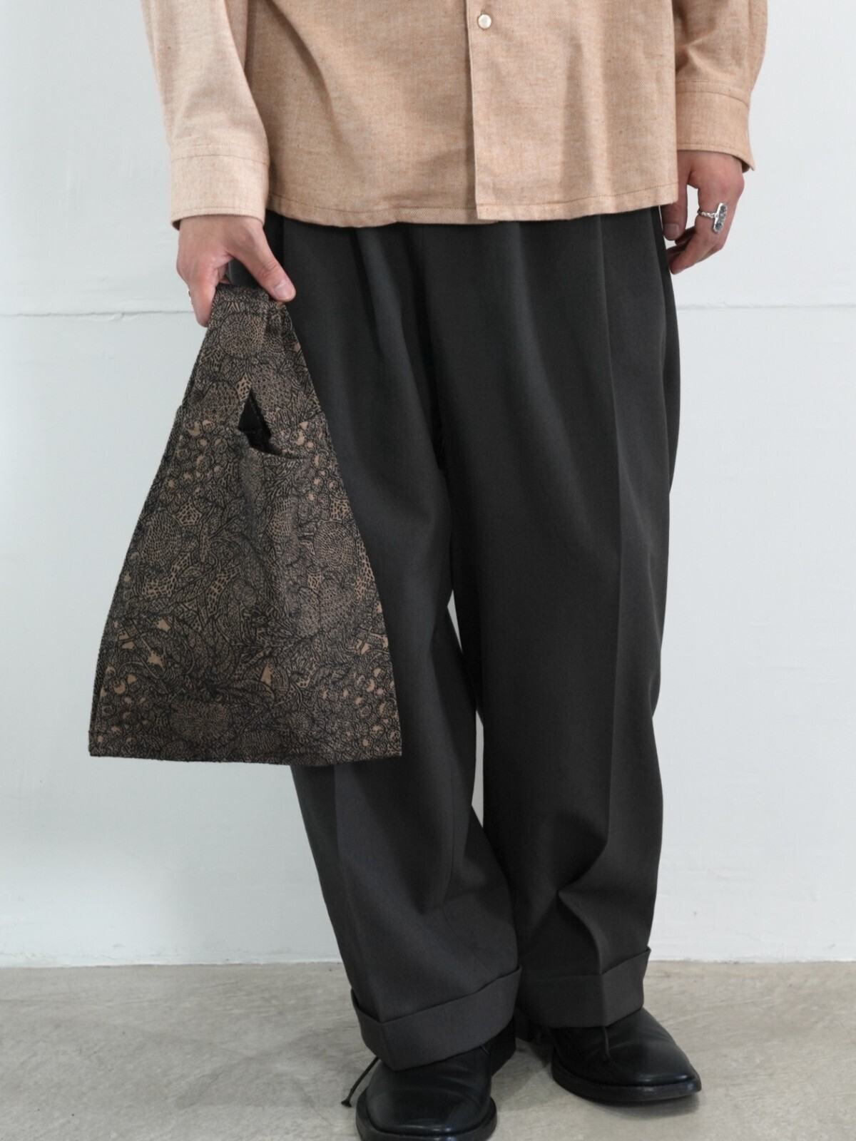 SEVEN BY SEVEN WOMENS & MENS SASHIKO JQ SHOPPING BAG - Fruits pattern - IMAGE8