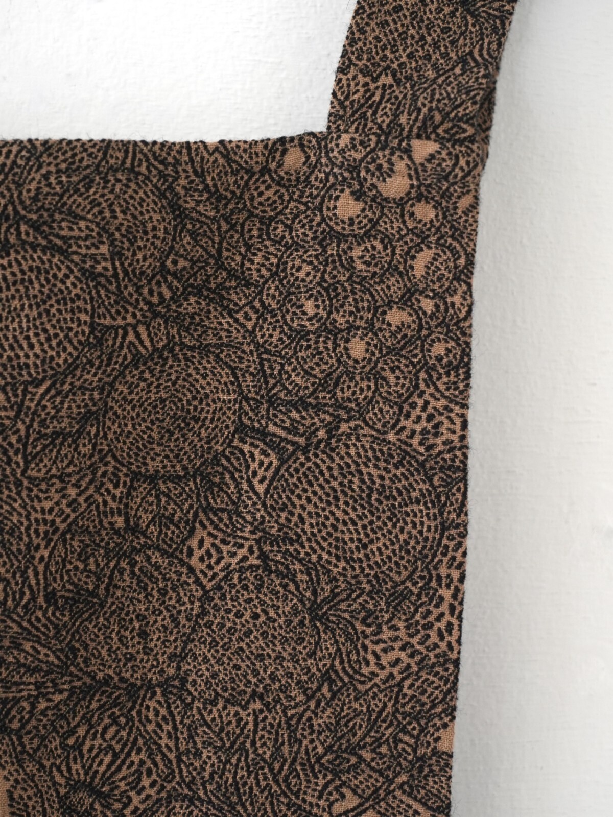 SEVEN BY SEVEN WOMENS & MENS SASHIKO JQ SHOPPING BAG - Fruits pattern - IMAGE4