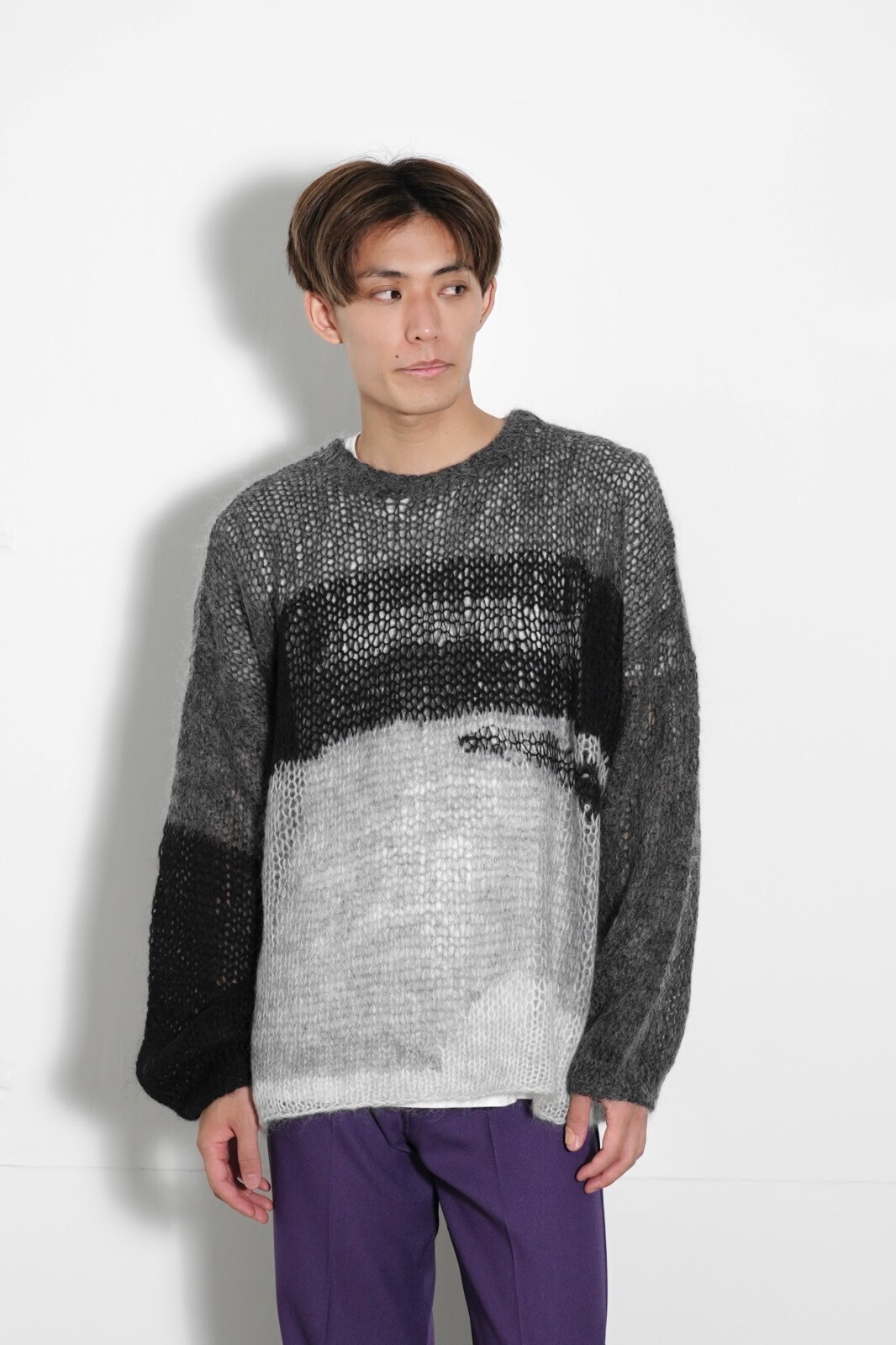 DAIRIKU 女士 & 男士 "PUNKS" Mohair Pullover Knit 圖片12