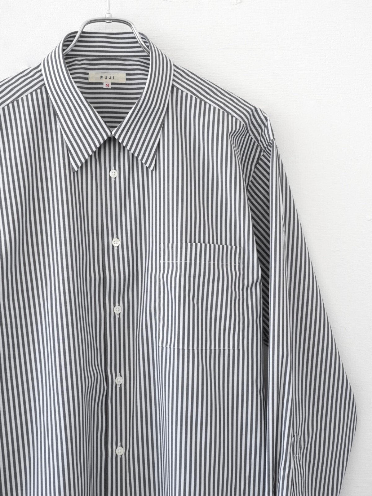 FUJI 女士 & 男士 Composed Stripe Shirt  图片4