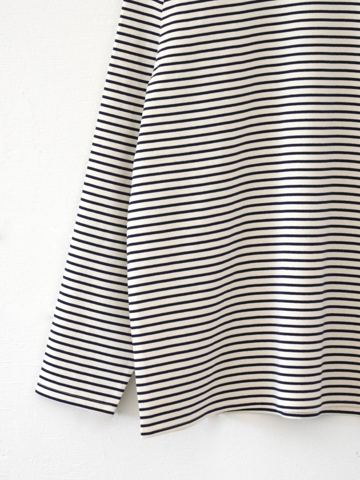 フジ レディース & メンズ ピュアコットン ボーダー ロングTシャツ 画像7