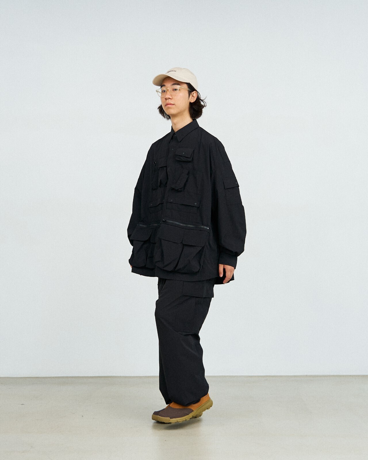 フレッシュサービス メンズ ドライタイプライター タクティカルポケットシャツ(長袖) 画像19