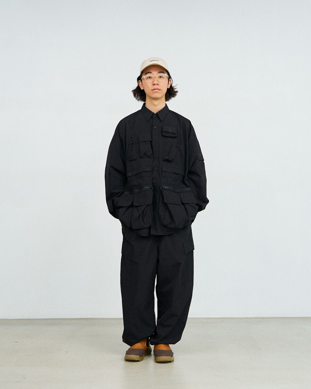 フレッシュサービス メンズ ドライタイプライター タクティカルポケットシャツ(長袖) 画像18