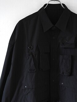 フレッシュサービス メンズ ドライタイプライター タクティカルポケットシャツ(長袖) 画像12