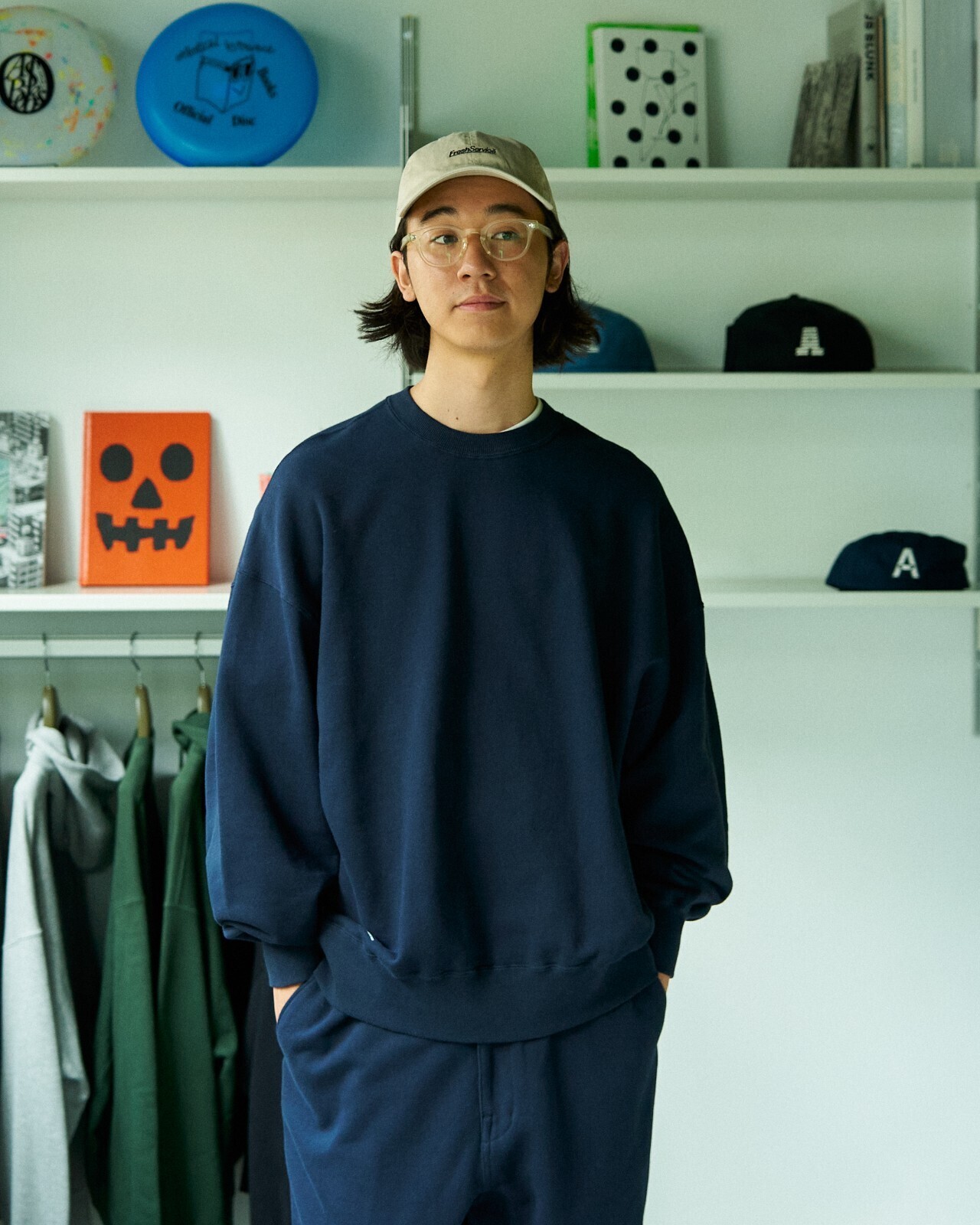 FreshService MENS LIGHT OZ CREW NECK SWEAT (23AW) IMAGE7