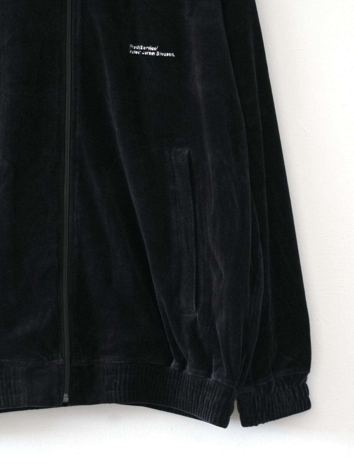 FreshService MENS VELOUR JERSEY BLOUSON (23AW) IMAGE10