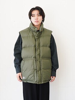 フレッシュサービス メンズ コーポレート ダウンベスト 画像18
