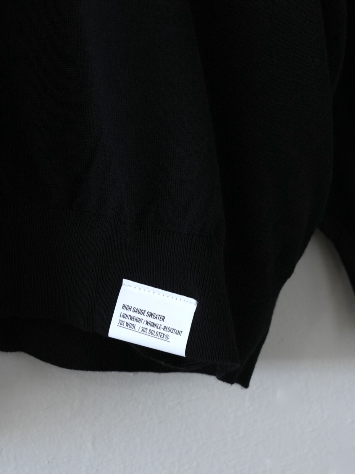 FreshService MENS TECH HIGH GAUGE CREW NECK KNIT IMAGE11