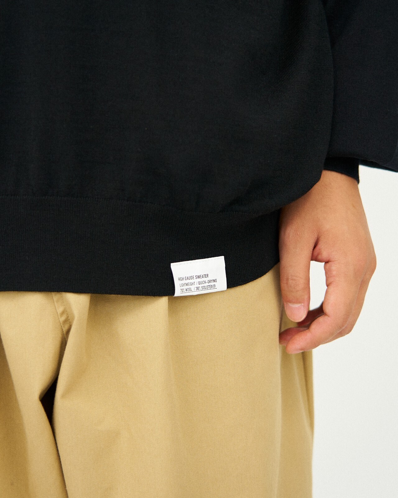 FreshService MENS TECH HIGH GAUGE HIGH NECK KNIT IMAGE10