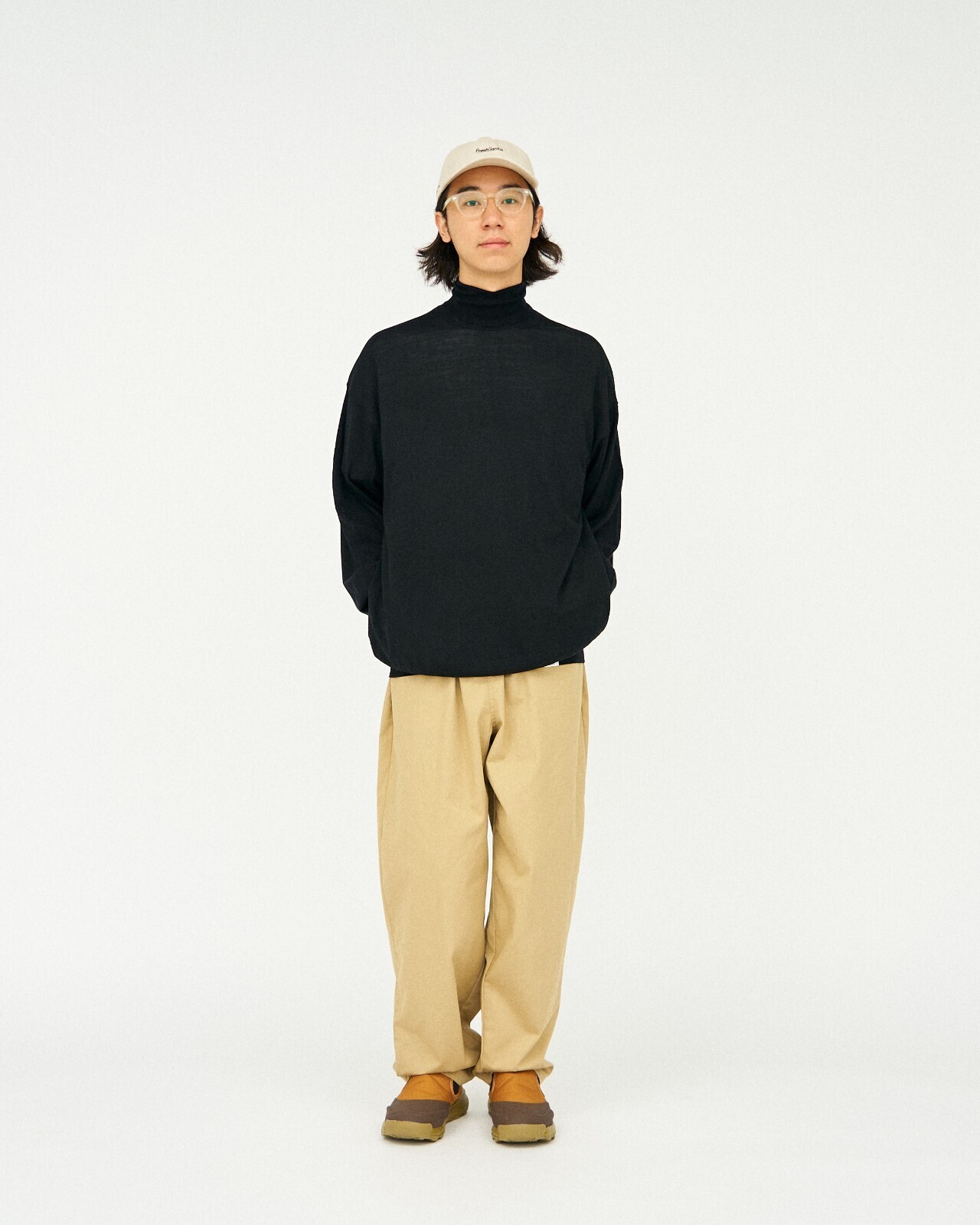 FreshService MENS TECH HIGH GAUGE HIGH NECK KNIT IMAGE6