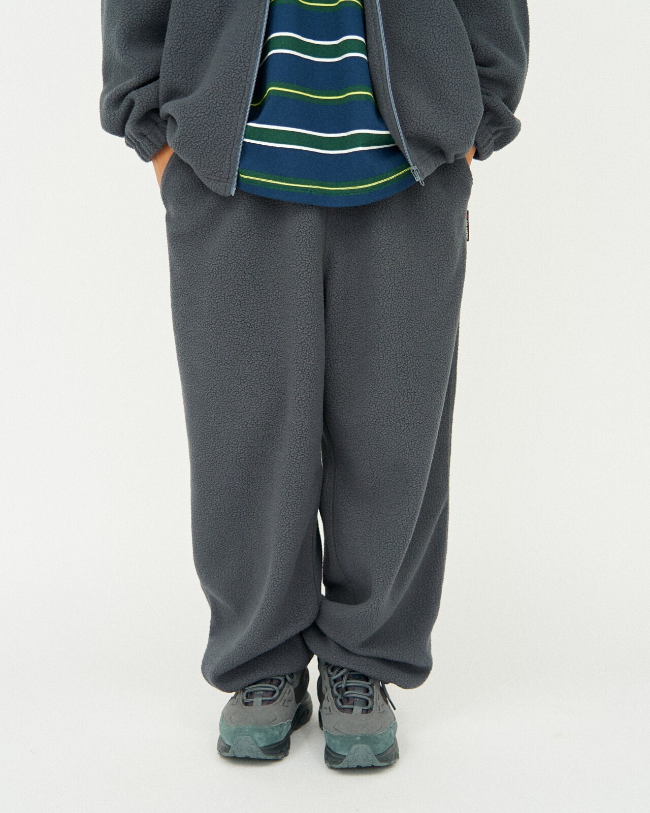 フレッシュサービス メンズ ポーラテックフリースパンツ 画像2