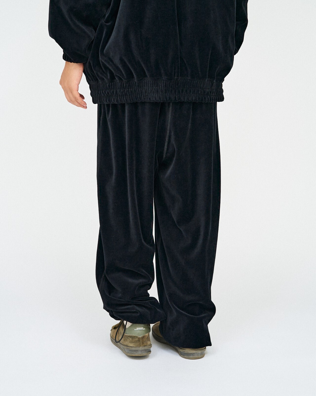 フレッシュサービス メンズ ベロア ジャージーパンツ 画像8