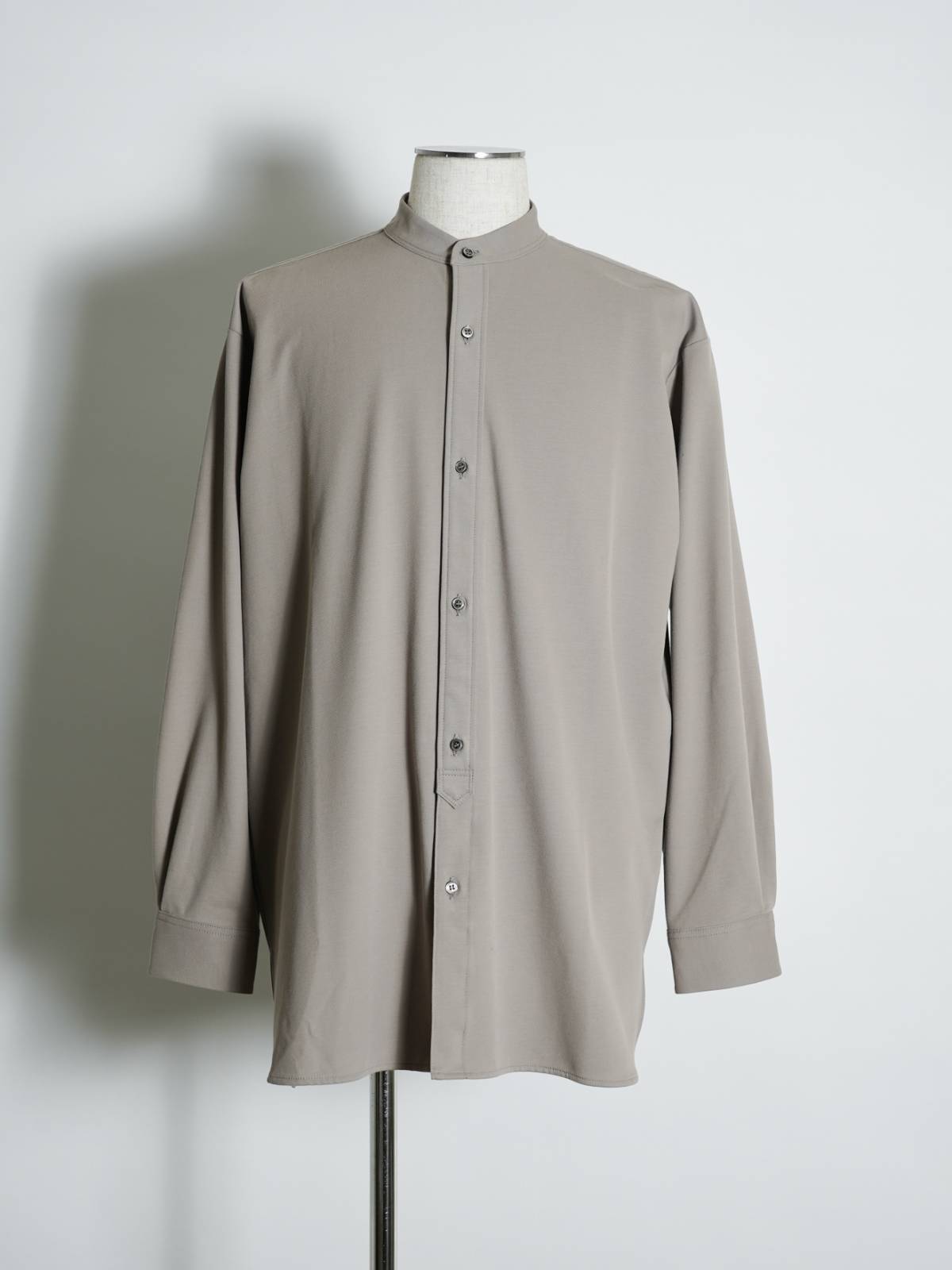 カーリー メンズ プロスペクト ロングスリーブ バンドカラーシャツ ”プレーン” 画像3