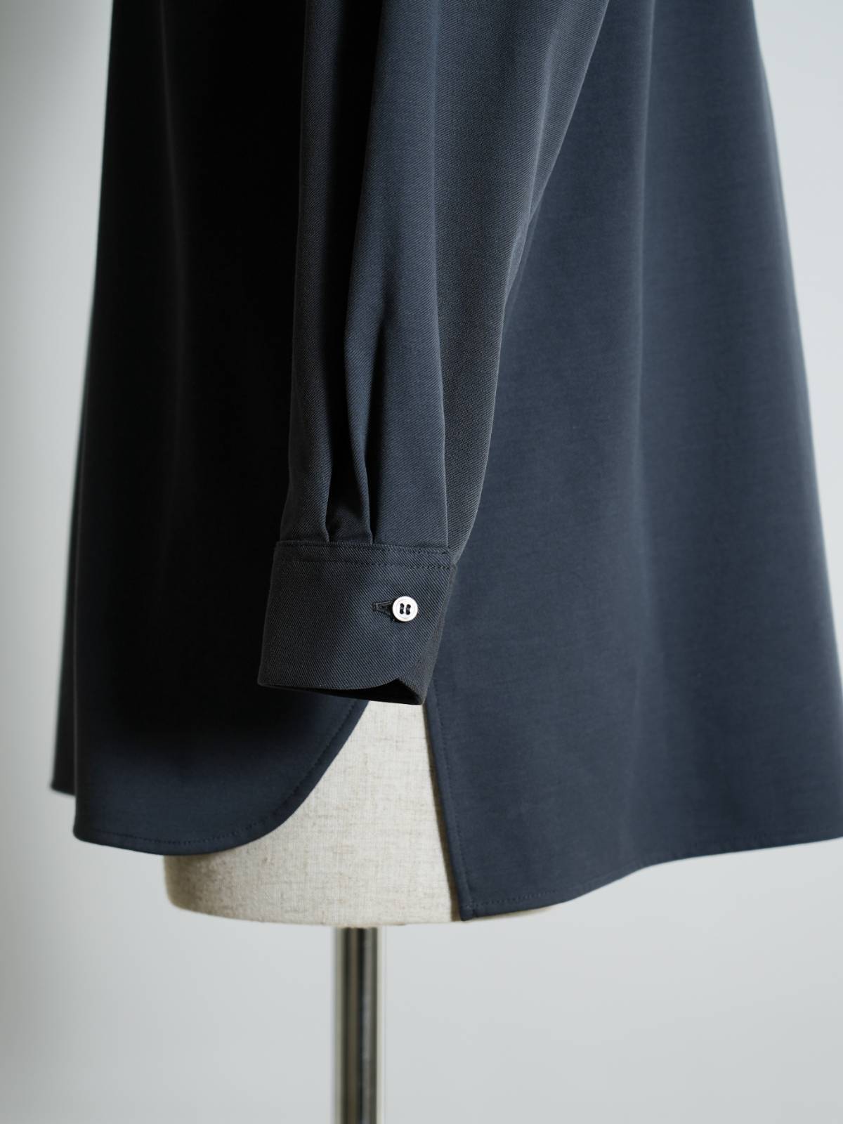 カーリー メンズ プロスペクト ロングスリーブ バンドカラーシャツ ”プレーン” 画像5