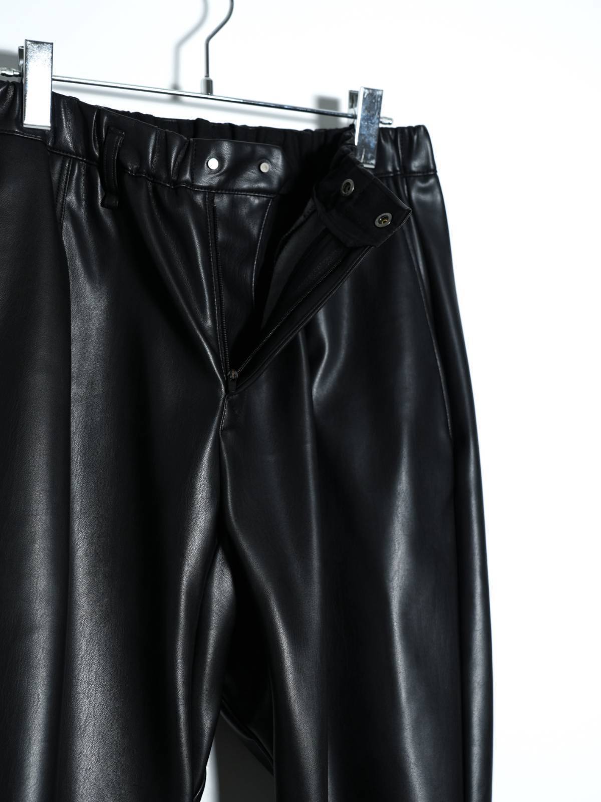 カーリー メンズ イージートラウザーズ ”シンセティックレザー” 画像5