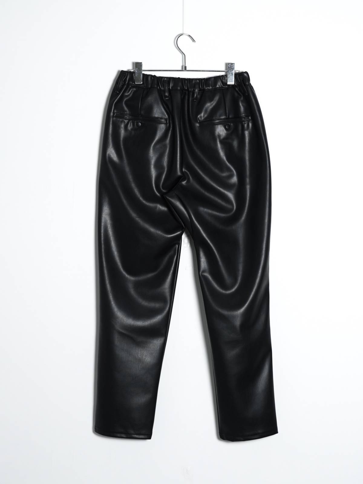 カーリー メンズ イージートラウザーズ ”シンセティックレザー” 画像2