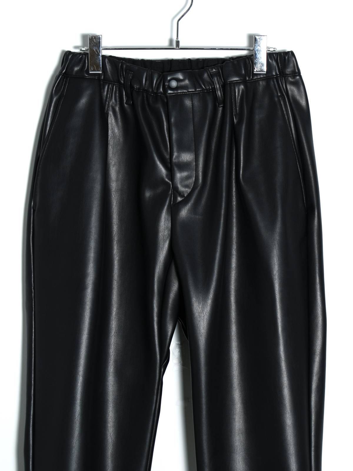 カーリー メンズ イージートラウザーズ ”シンセティックレザー” 画像3