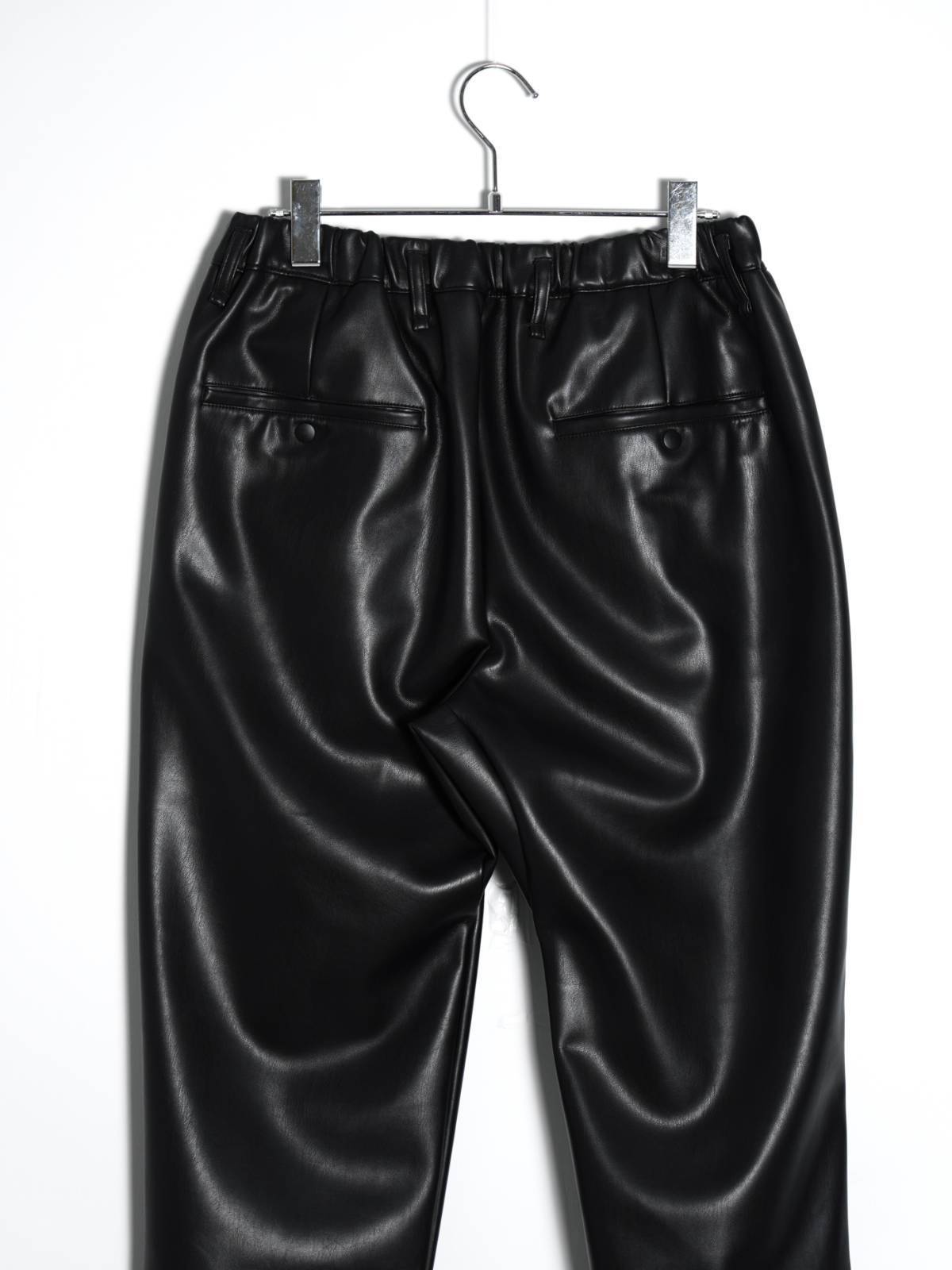 カーリー メンズ イージートラウザーズ ”シンセティックレザー” 画像4