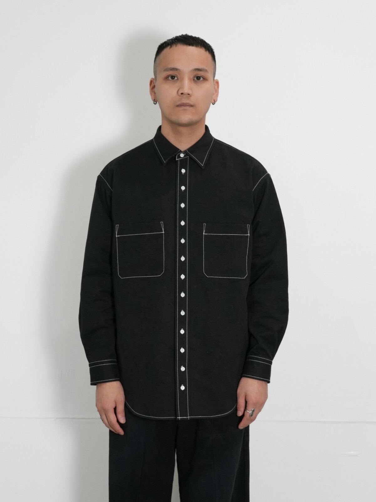 AXIS WOMENS & MENS Contrast Stitch Shirts IMAGE1