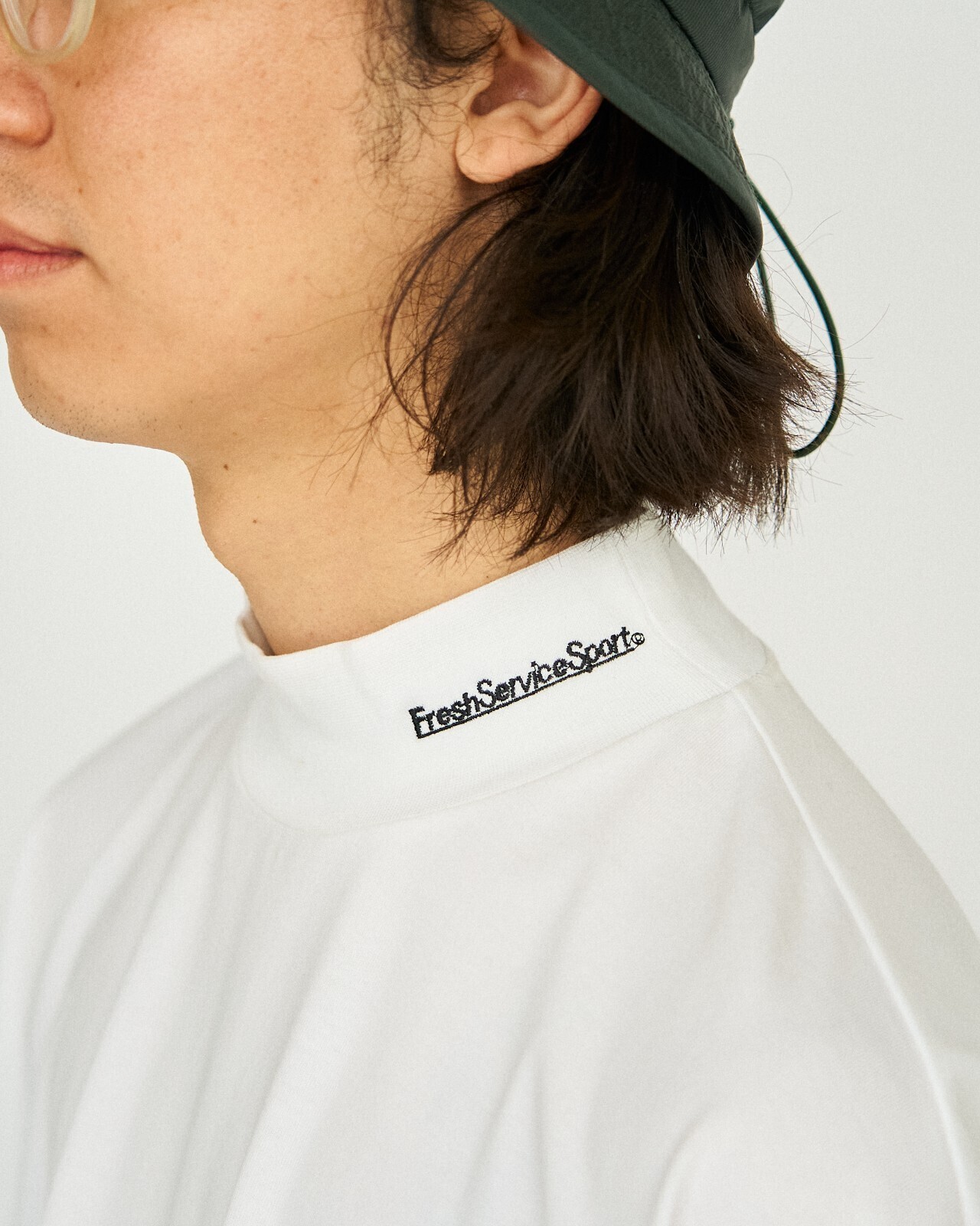 FreshService WOMENS & MENS DOUBLE JERSEY DRY TECH S/S MOCK NECK TEE IMAGE10