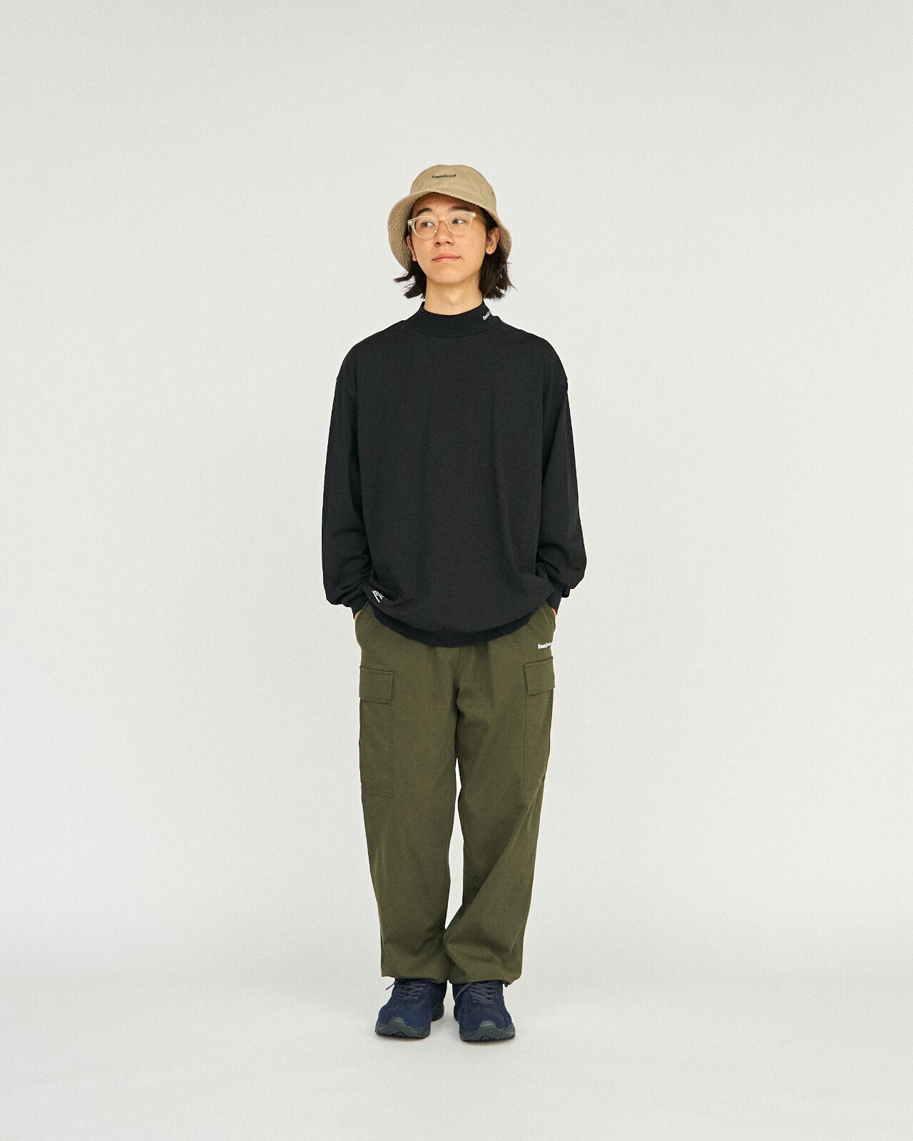 FreshService WOMENS & MENS DOUBLE JERSEY DRY TECH L/S MOCK NECK TEE IMAGE11