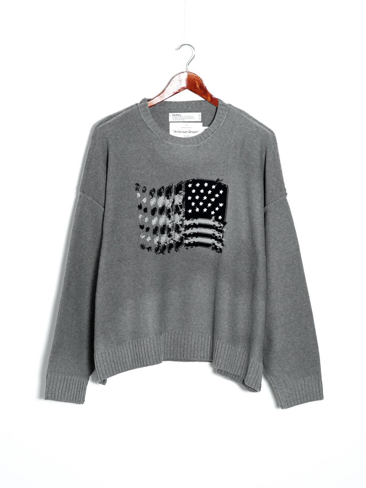 DAIRIKU 22AW  インサイドアウトニット　American dream