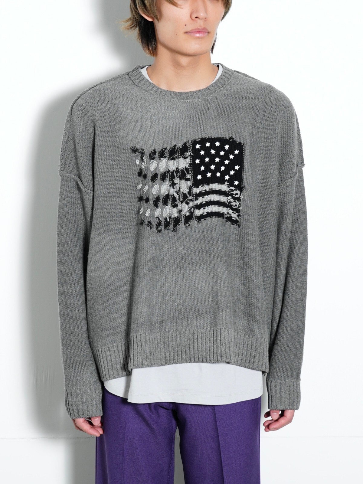 DAIRIKU 男士 "American Dream" Inside-out Knit 图片8