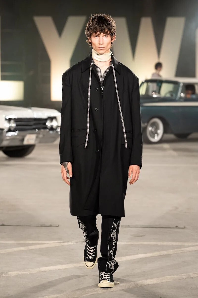 DAIRIKU 남성 Embroidery Western Slacks 이미지13