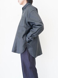 Blanc YM 女裝 & 男裝 Paper Cow Leather Wide Shirt 圖片20