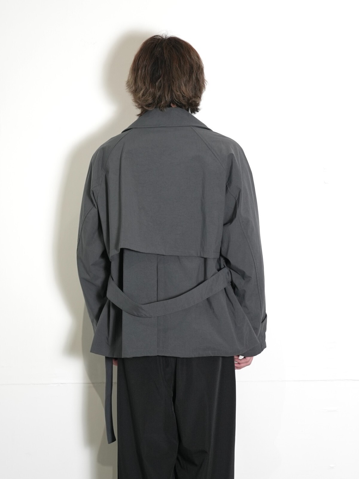 Blanc YM 女士 & 男士 Short Trench Coat 圖片23