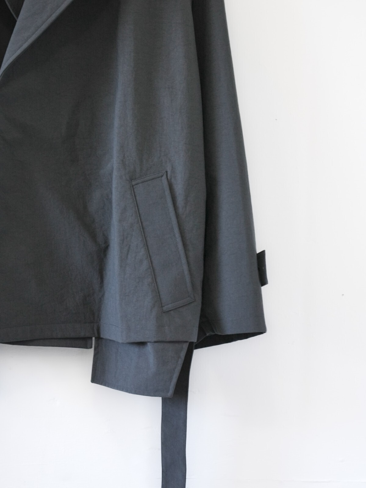 Blanc YM 女士 & 男士 Short Trench Coat 圖片14