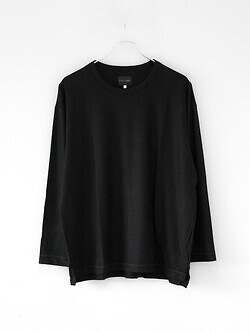 カーリー レディース & メンズ カシミヤ シルク ロングTシャツ 写真1