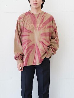 ダイリク レディース & メンズ ”YOUNG” タイダイロングTシャツ ハンモック別注 画像1