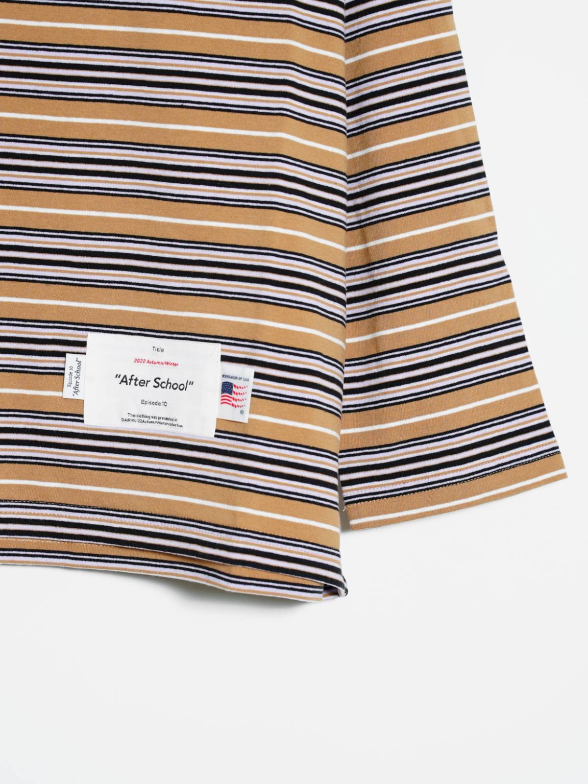 DAIRIKU 男士 "MISSMUCH" Border Football Tee 图片7