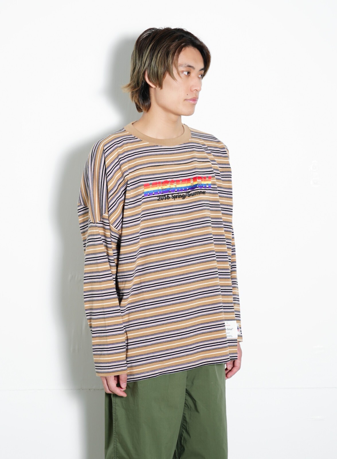 DAIRIKU 男士 "MISSMUCH" Border Football Tee 图片9