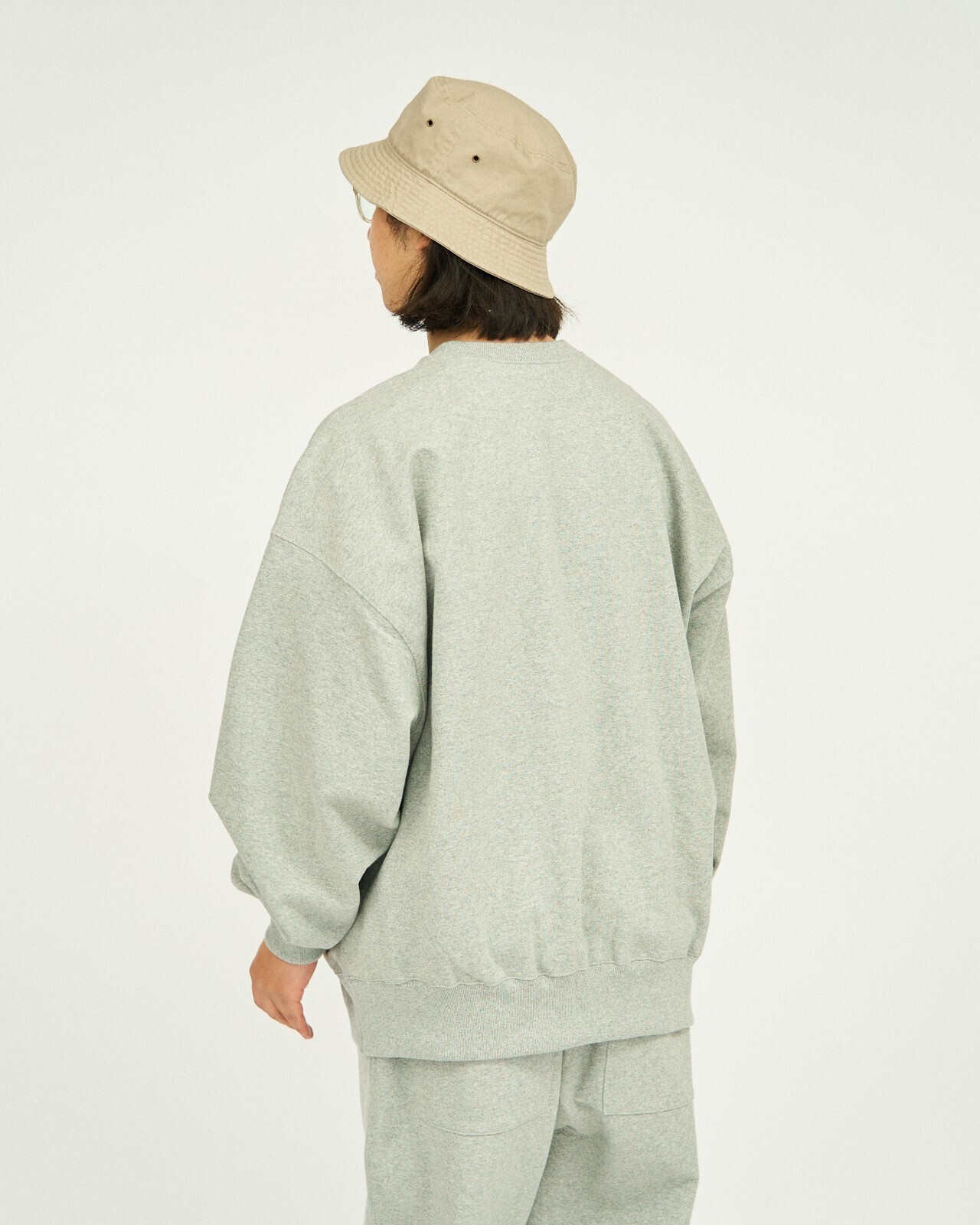 フレッシュサービス メンズ ライトオンスクルーネックスウェット 画像7