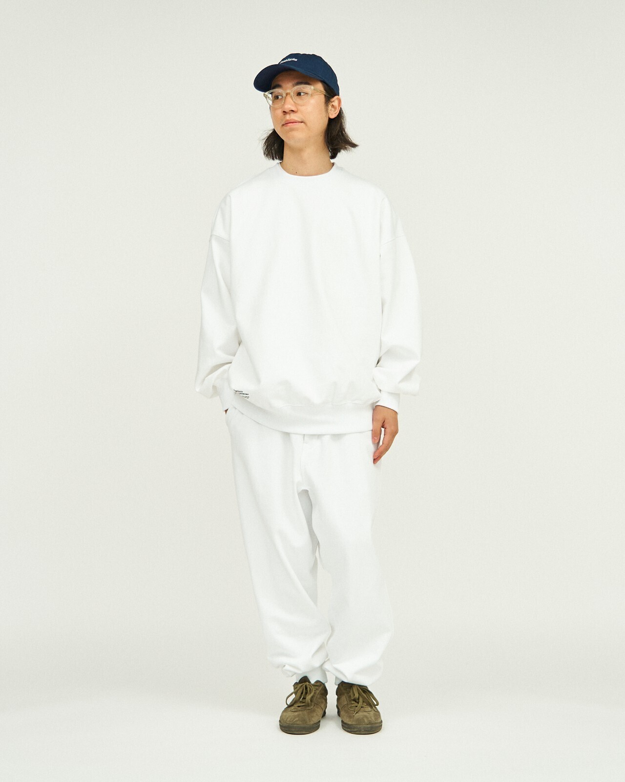 フレッシュサービス メンズ ライトオンスクルーネックスウェット 画像13