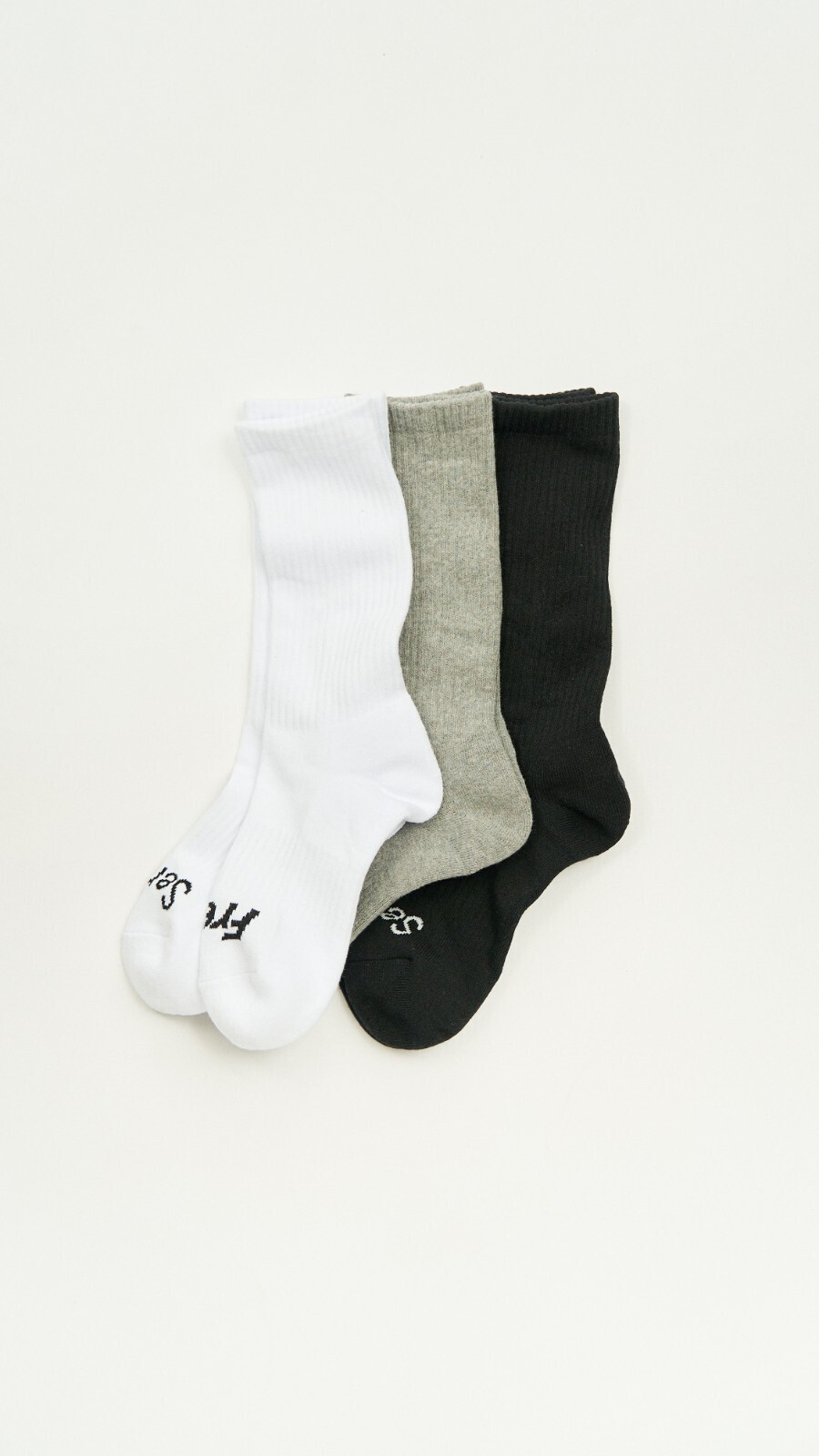 FreshService 女士 & 男士 SIGNATURE 3-PACK SOCKS (24SS) 圖片4