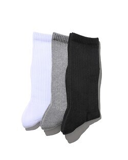 フレッシュサービス レディース & メンズ シグネチャー3パックソックス 画像3