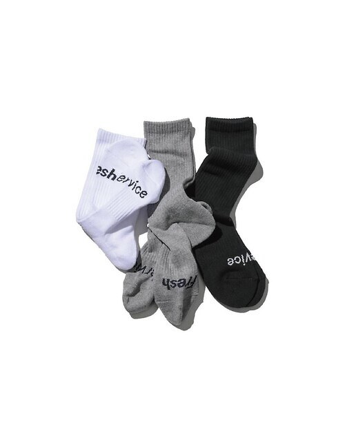SIGNATURE 3-PACK SOCKS (24SS)｜FreshService 女裝 & 男裝