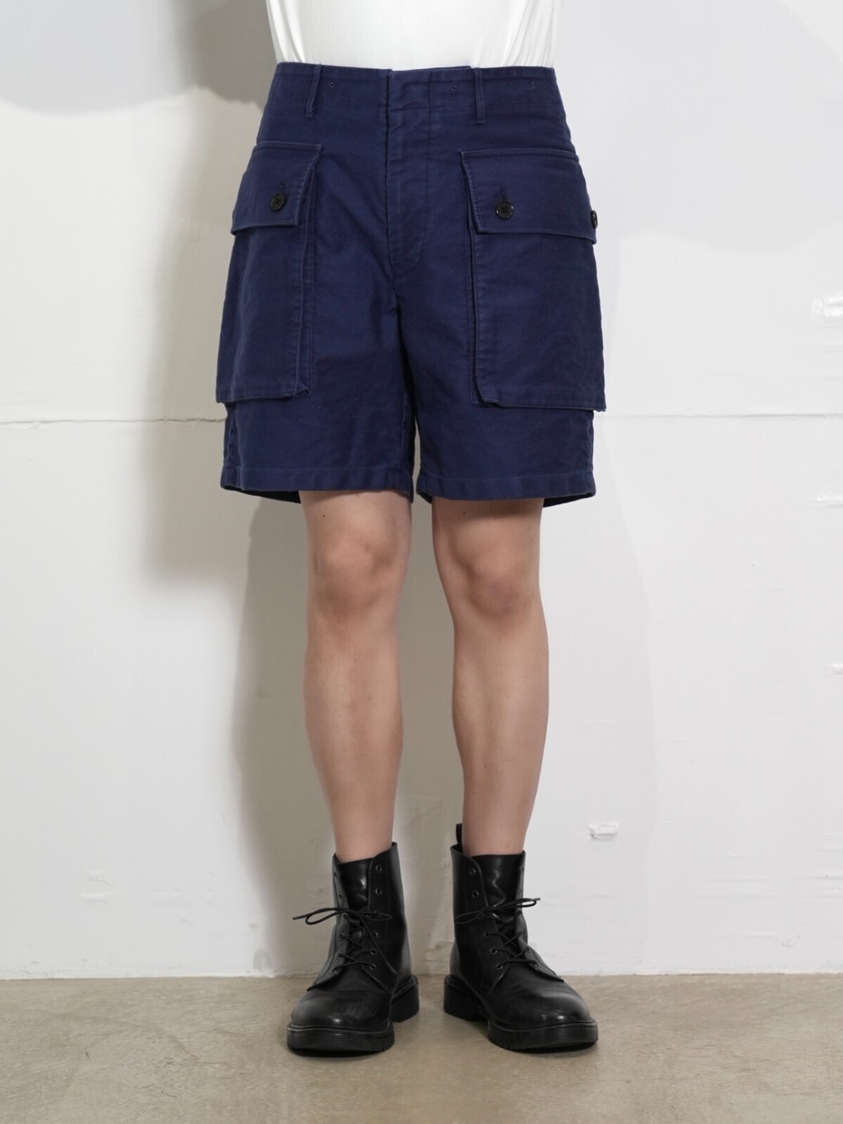 DAIRIKU 남성 Mole Skin Short Slacks  이미지13